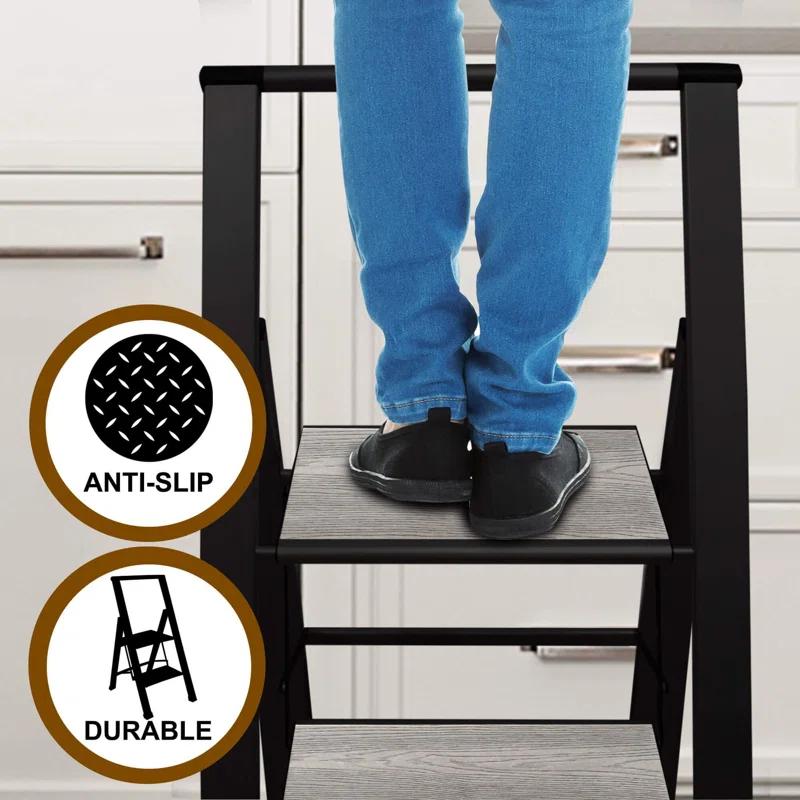 Sorfey Sorfey Step Ladders 2 - Step Steel Lightweight Folding Step Stool
