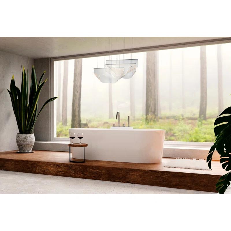 ET2 Rinkle 3 - Light Dimmable LED Geometric Chandelier