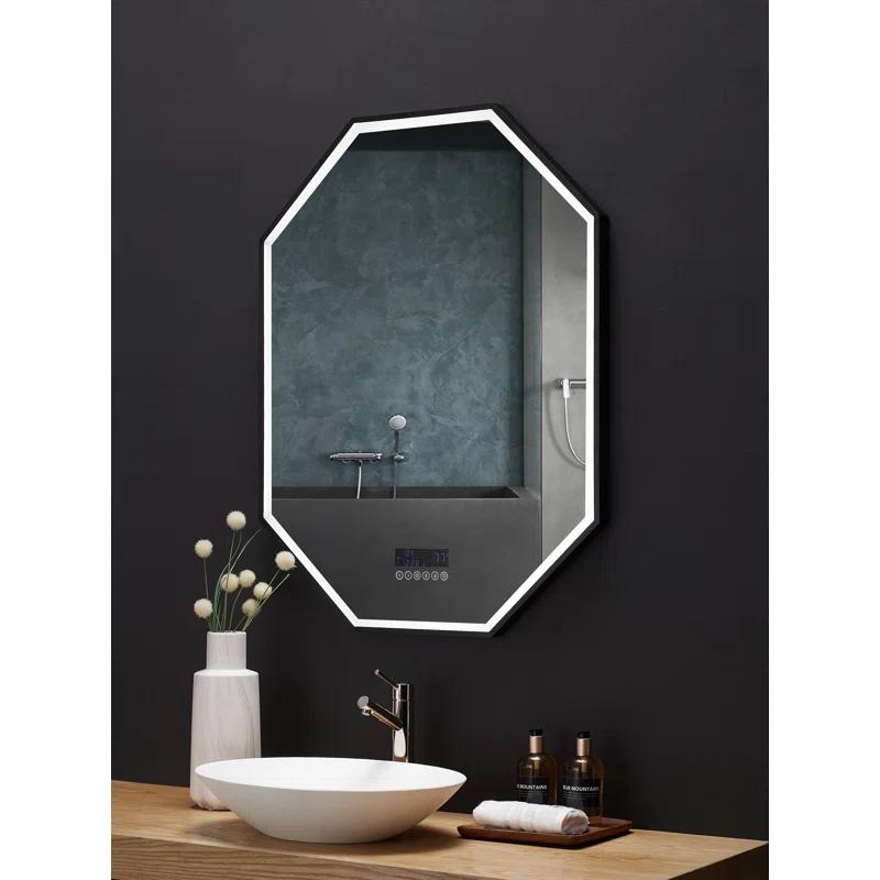 Ancerre Designs Otto Metal Flat LED Wall Mirror