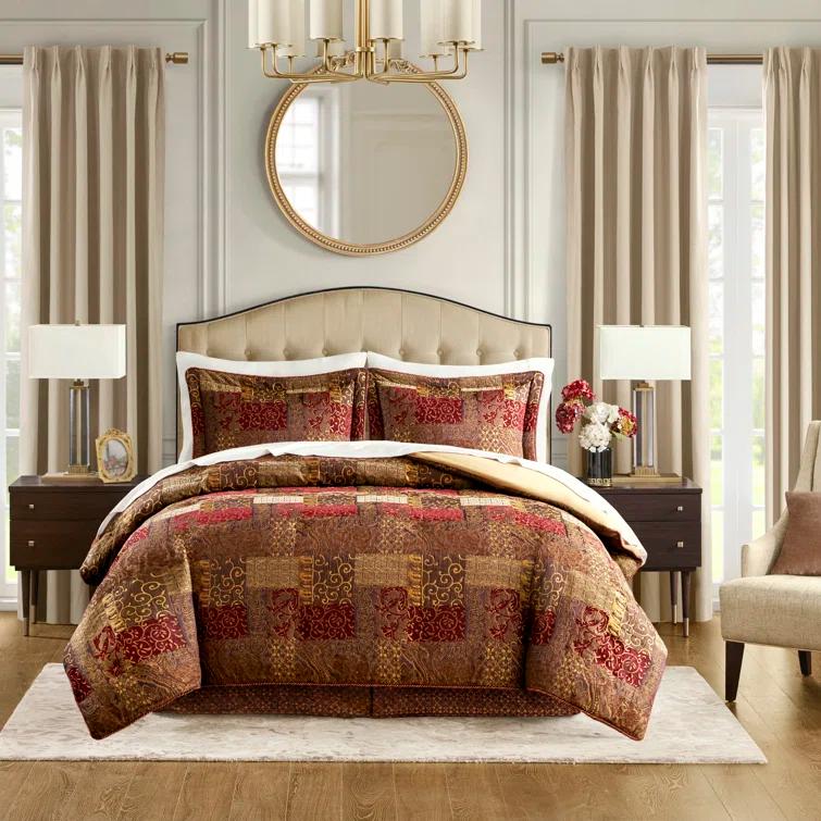 Croscill Croscill Galleria 4 Piece Chenille Jacquard Comforter Set