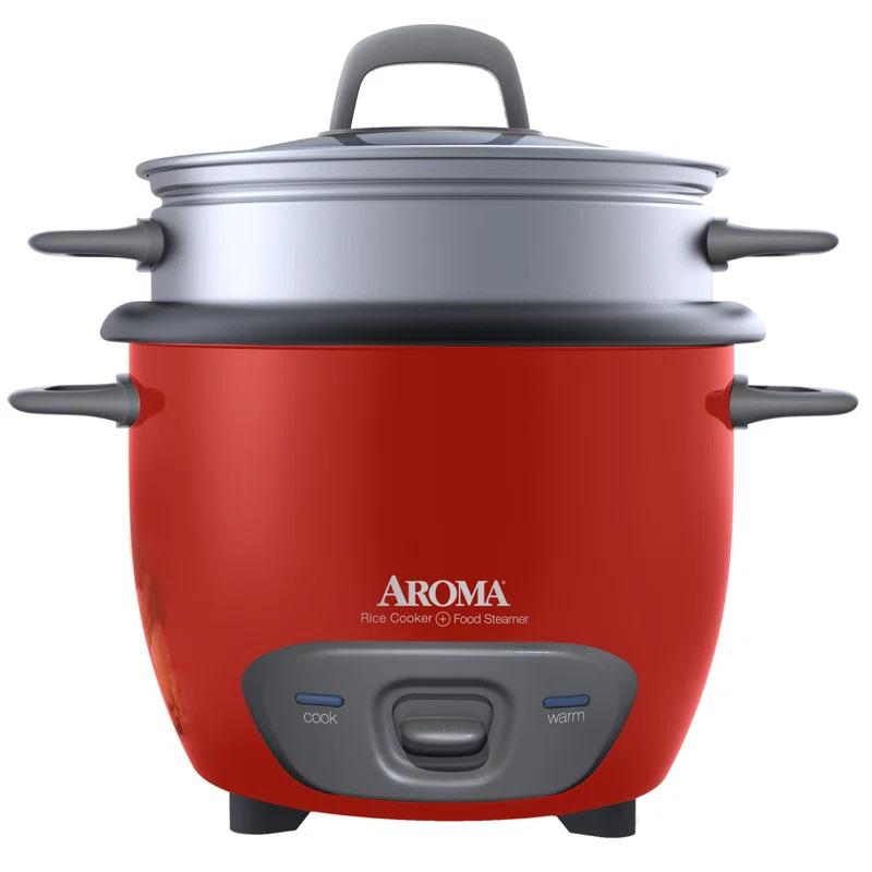 Aroma Aroma 14-Cup Pot Style Rice Cooker and Food Steamer Set
