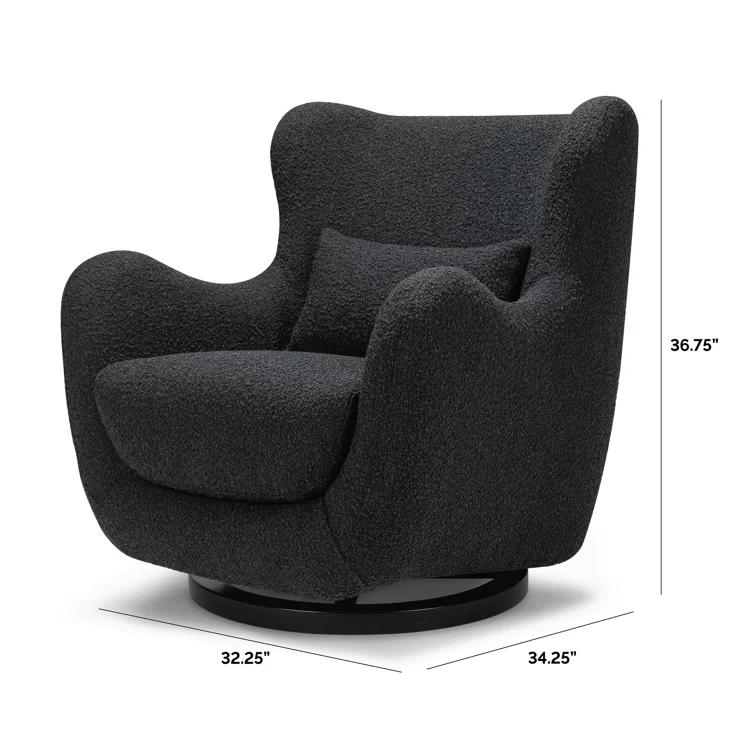Solstice Swivel Glider in Boucle