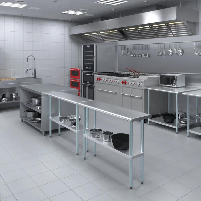 Amgood Stainless Steel Top Workbench