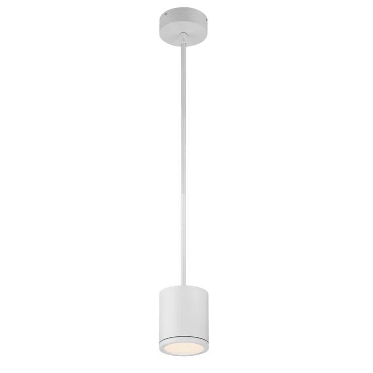 Tube Dimmable LED Cylinder Pendant, 3000K