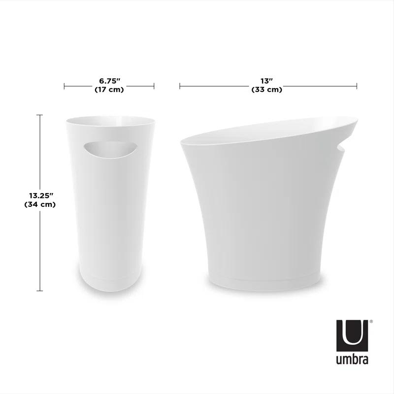 Umbra Skinny Plastic Open Waste Basket - 2 Gallons