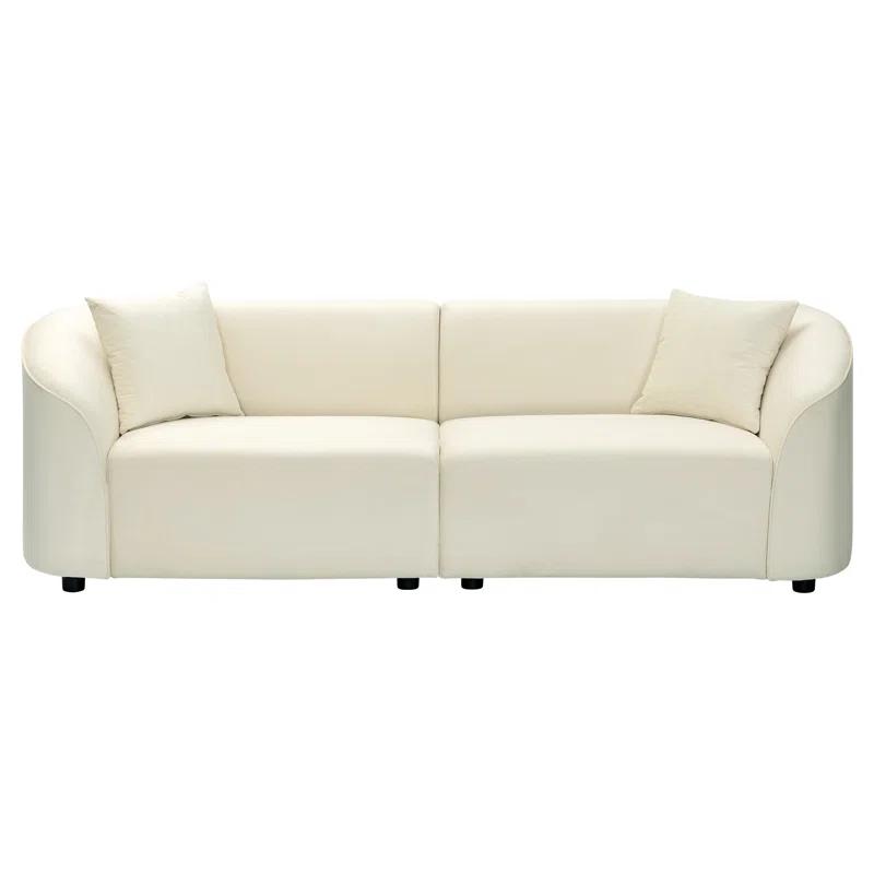 Ebern Designs Kamble Upholstered 2-Seater Sectional Sofa