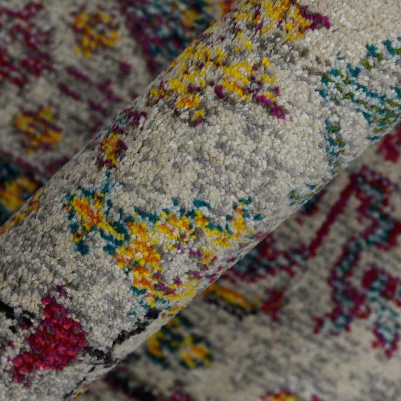 AMER Rugs Alyssa Transitional Bordered Durable Performance Multicolor Area Rug & Reviews | Wayfair