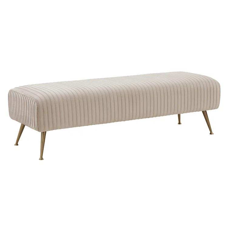 Willa Arlo™ Interiors Thornbury Velvet Upholstered Bench