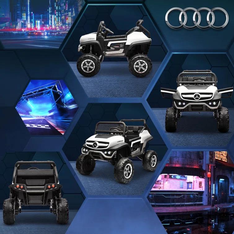 Aosom Aosom 2 Seater All-Terrain Vehicles Battery Powered Ride On with Remote Control