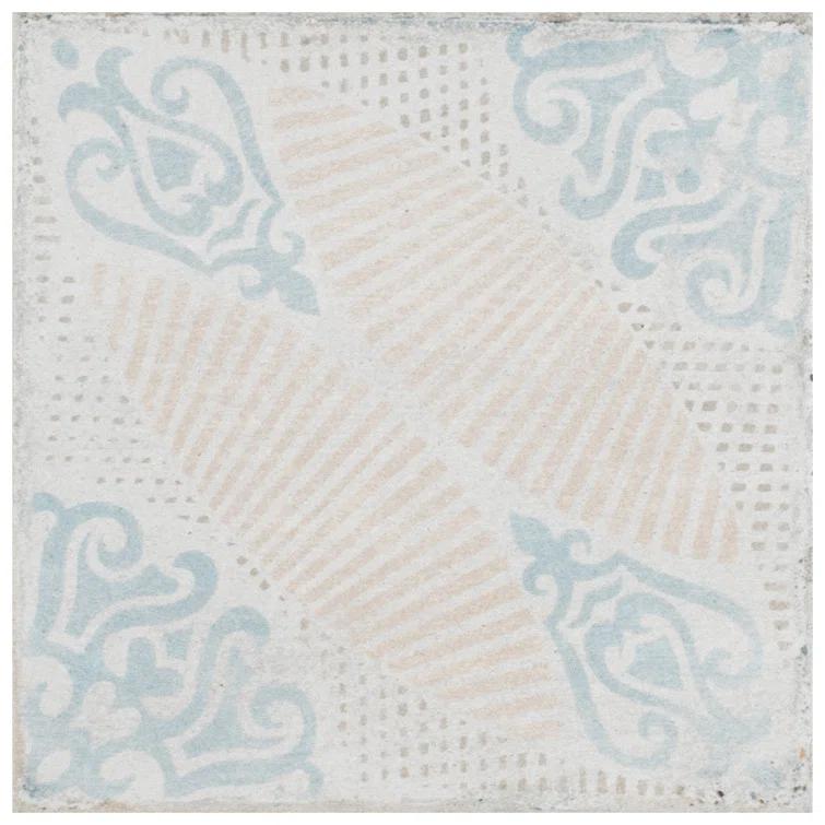 Merola Tile Barcelona 6" x 6" Porcelain Vintage Wall & Floor Tile
