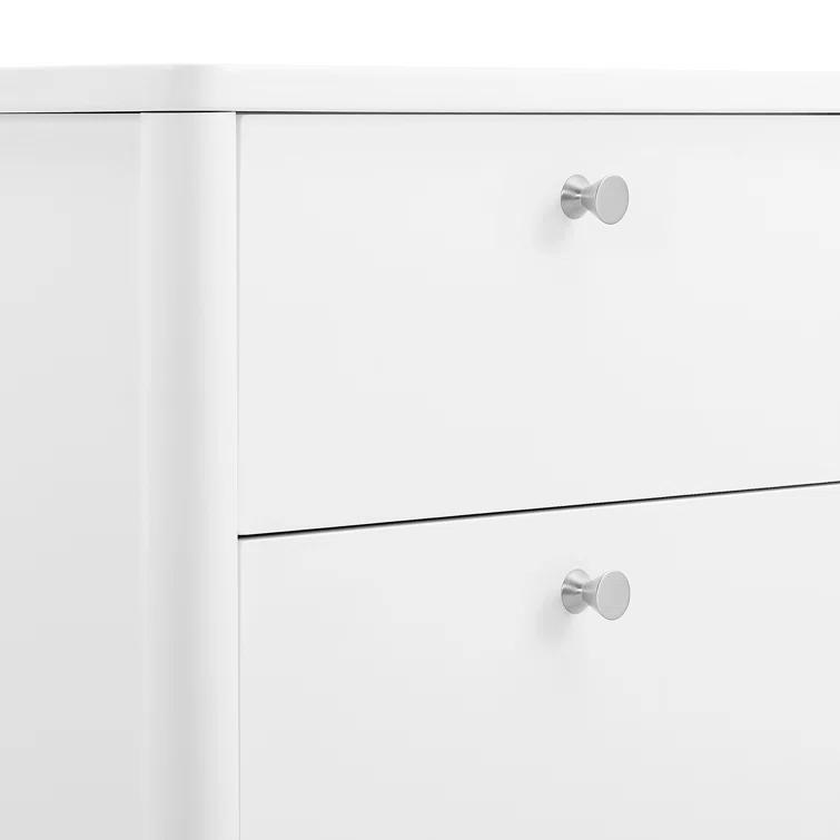 Delta Children Delta Children Brooks 6 Drawer Dresser With Interlocking Drawers (Includes 3 Sets Of Knobs – Choose From Natural, Brushed Nickel & Melted Bronze), Bianca