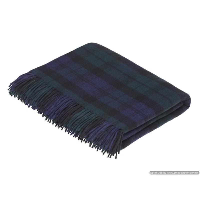 Bronte by Moon Tartan Hand Woven Throw Blanket