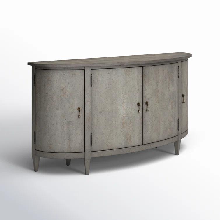 Speckled Gray 72'' Poplar and Maple Veneer Buffet