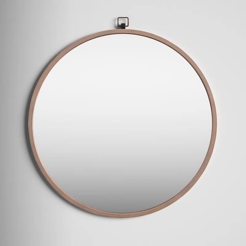 Kelly Clarkson Home Alariz Metal Flat Wall Mirror