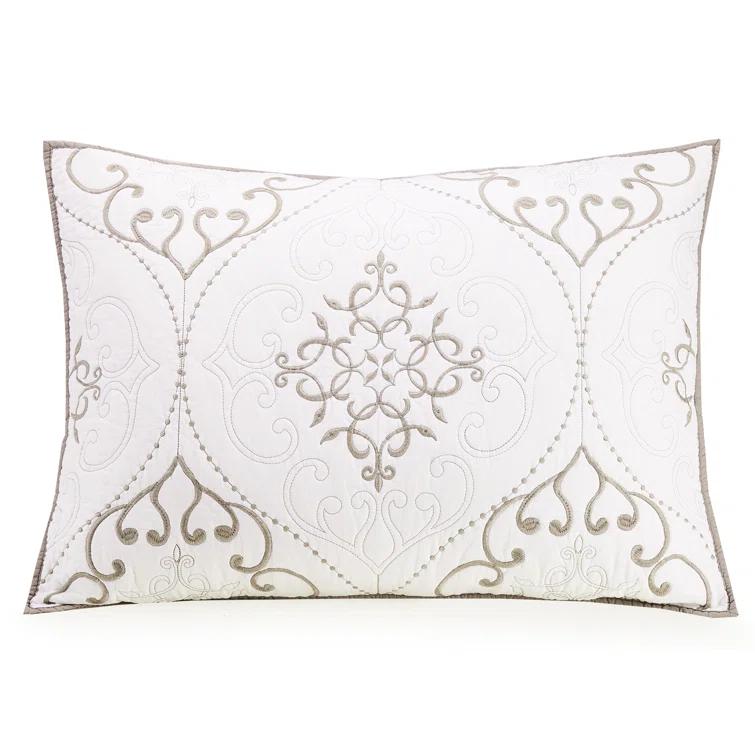 Modern Heirloom Chambers 3-Piece Embroidered Quilt Set