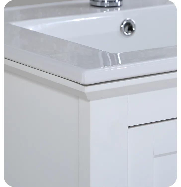 Fresca Manchester 42" Freestanding Single Sink Bathroom Vanity with Integrated Sink (Faucet Not Included)