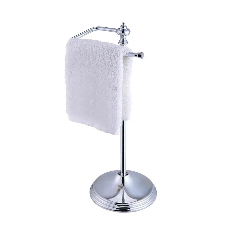 SunnyPoint WF-0K-JOC0-SN Heavy Weight Classic Decorative Metal Fingertip Towel Holder Stand