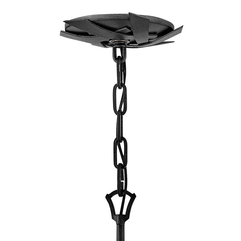 Fredrick Ramond Vida 36" Thirteen-Light Modern Horizontal Hanging Chandelier w/ Crystal Accents