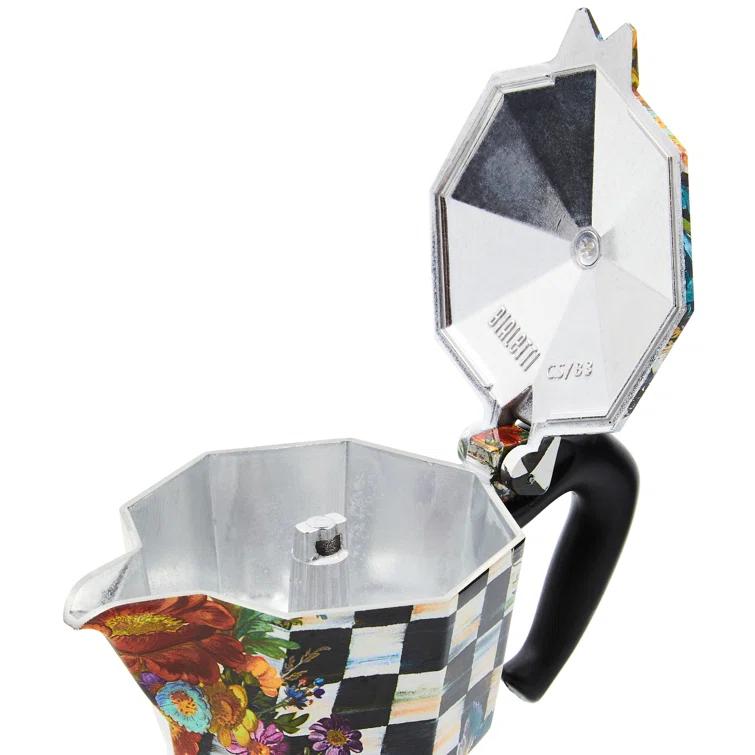 MacKenzie-Childs Courtly Flower Market Moka Pot