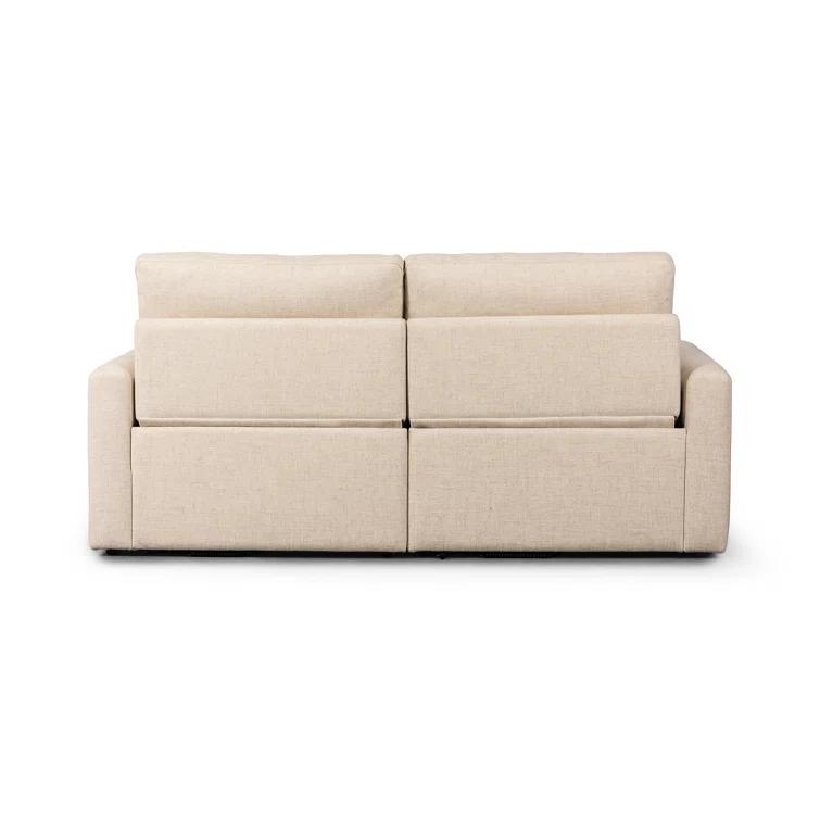 Antigo Natural Linen Two-Piece Power Reclining Sectional Sofa