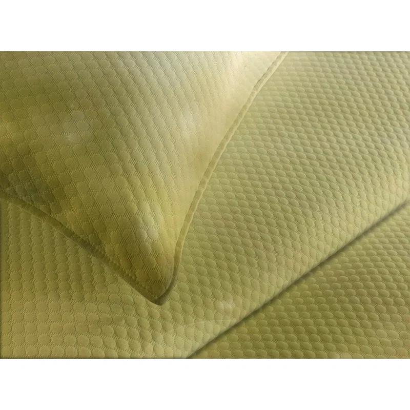 Ambesonne Fall Bedspread Set Scenic Autumn Meadow Pale Yellow Green | Wayfair