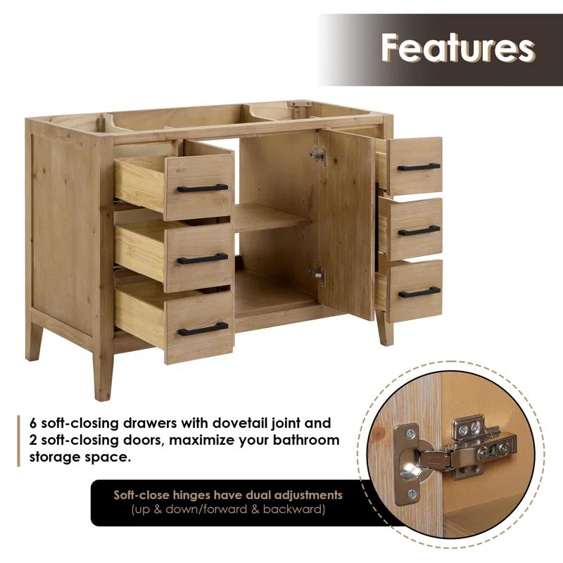 Laurel 47.2" Single Bathroom Vanity Base Only