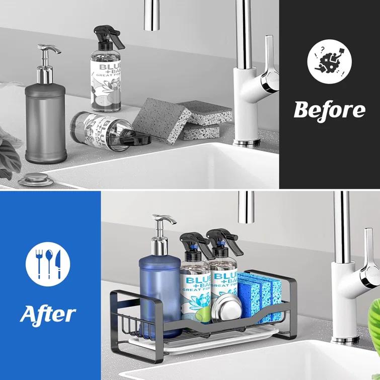 cangbaoge Stainless Steel Sink Caddy