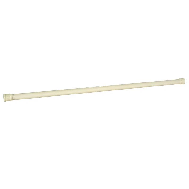 Design House Classic Adjustable Straight Tension Shower Curtain Rod for Bathroom