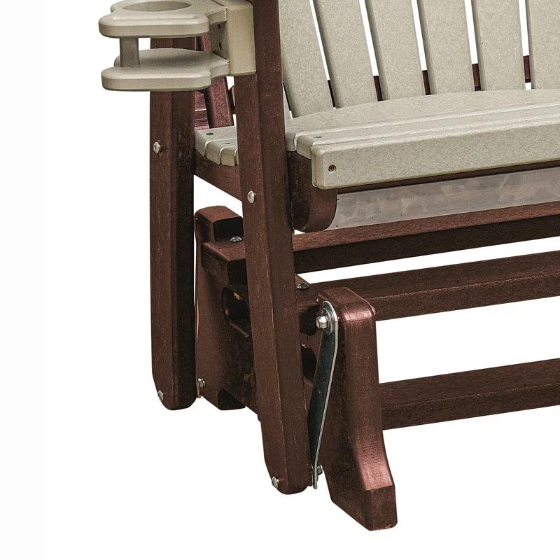 Outdoor Gliding Plastic Bench