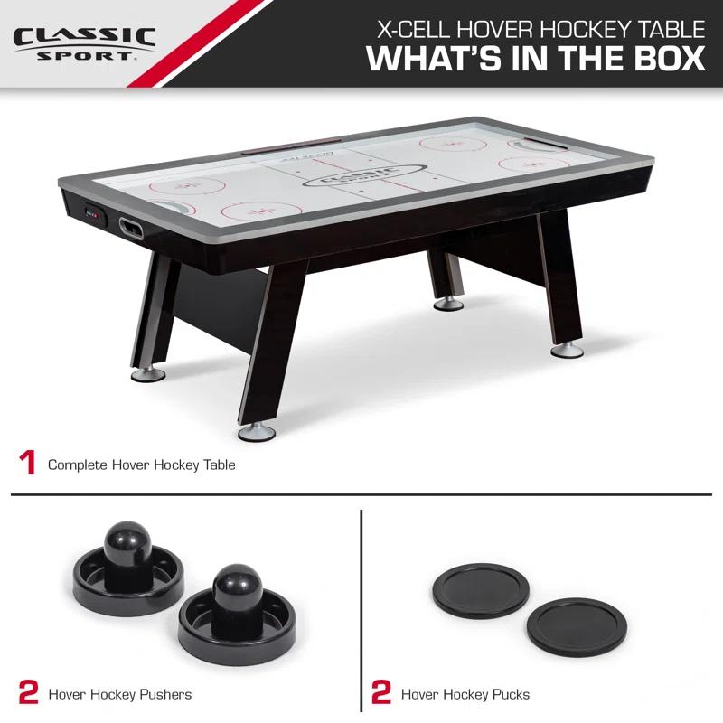 EastPoint Sports Classic Sport 84" 2 -Player Air Hockey Table with Digital Scoreboard