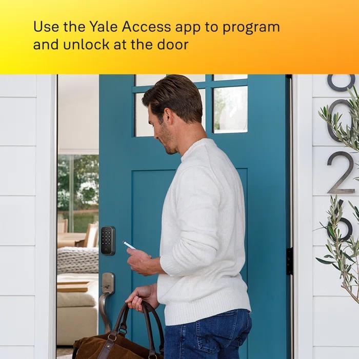 Yale Home Yale Assure Lock 2 Deadbolt, Keyed Smart Lock with Bluetooth Connected Touchscreen Keypad
