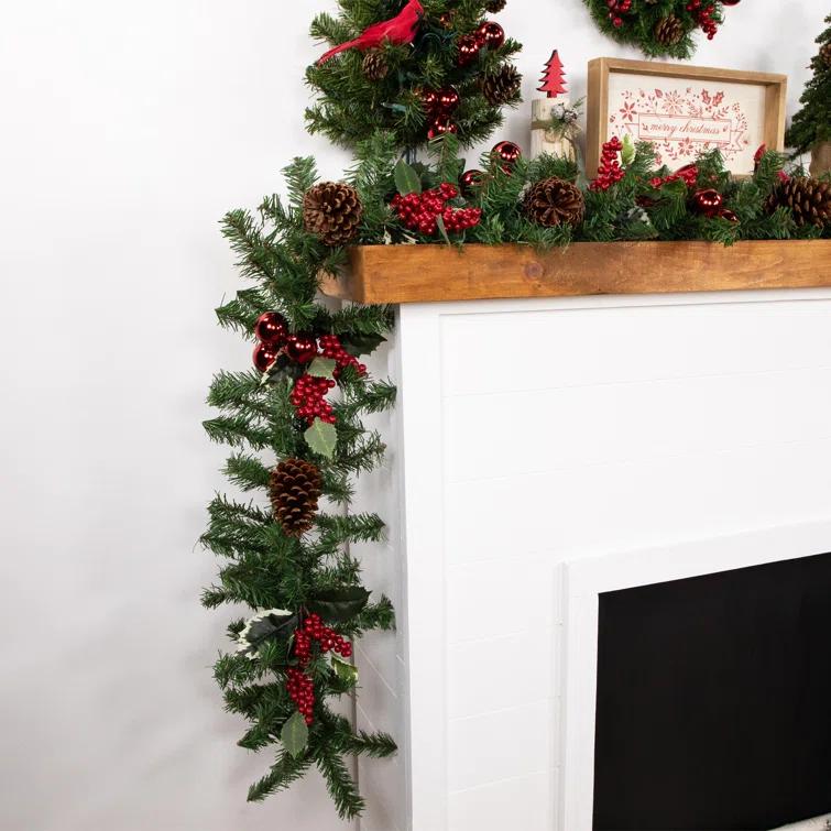 Canadian Pine Artificial Christmas Garland Unlit