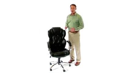 Flash Furniture Trudy High Back Transitional Style LeatherSoft Executive Swivel Office Chair