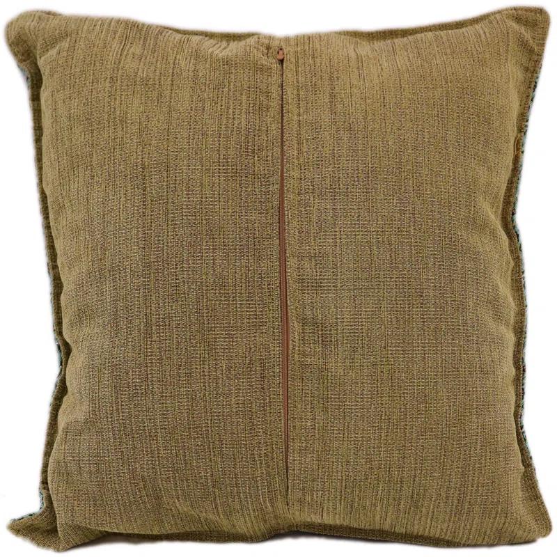 Arshs Fine Rugs Southwestern Pillows Tassels Chenille Reversible Throw Pillow