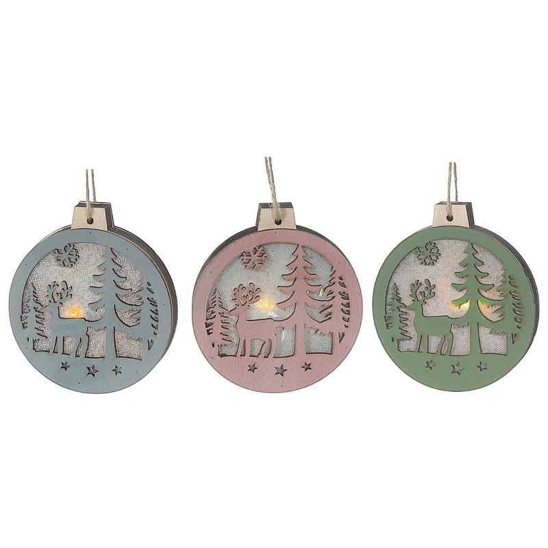 iH casadécor Ihcasadecor Holiday Shaped Ornament (Set of 12)