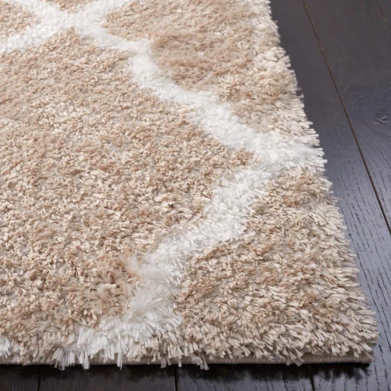 Rosdorf Park Daneshia Tahoe Shag Performance Geometric Rug