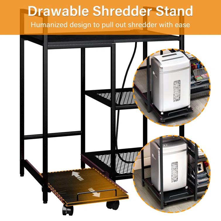 TC-HOMENY 28'' H x 23.5'' W Printer Stand & Reviews | Wayfair