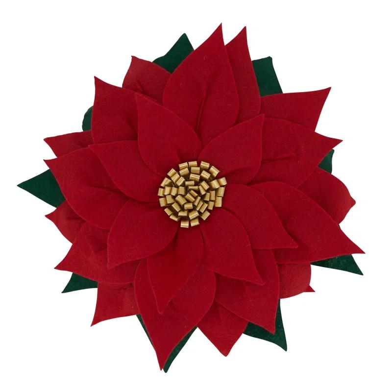 Saro Floral Throw Pillow