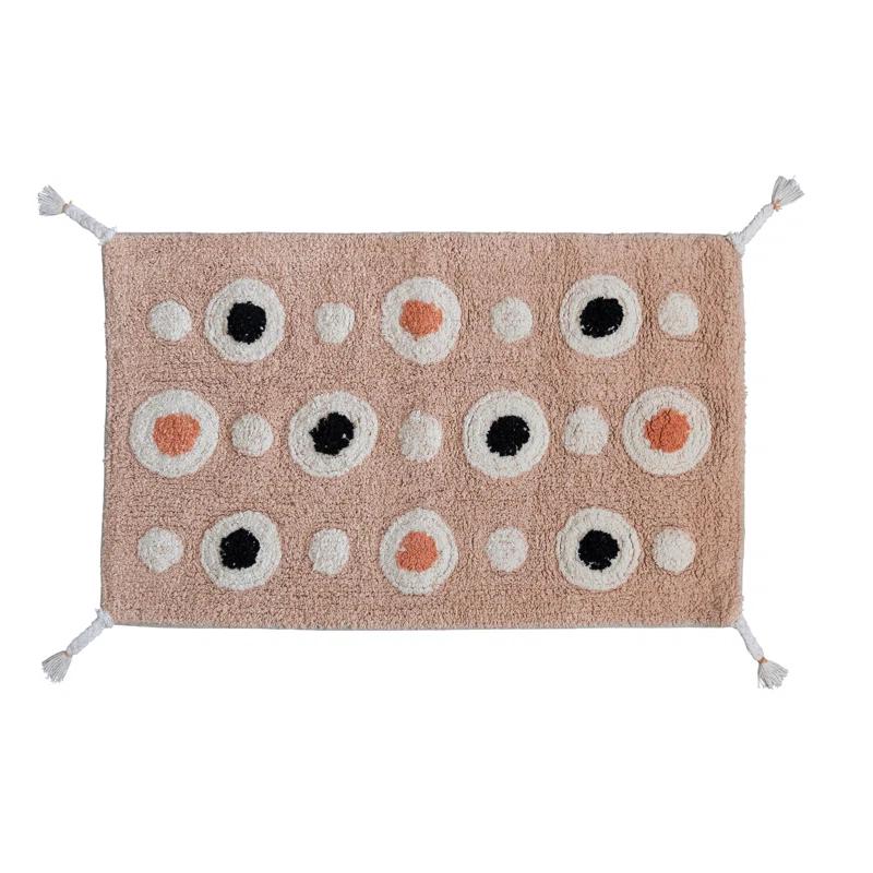 Creative Co-Op Cotton Bath Mat