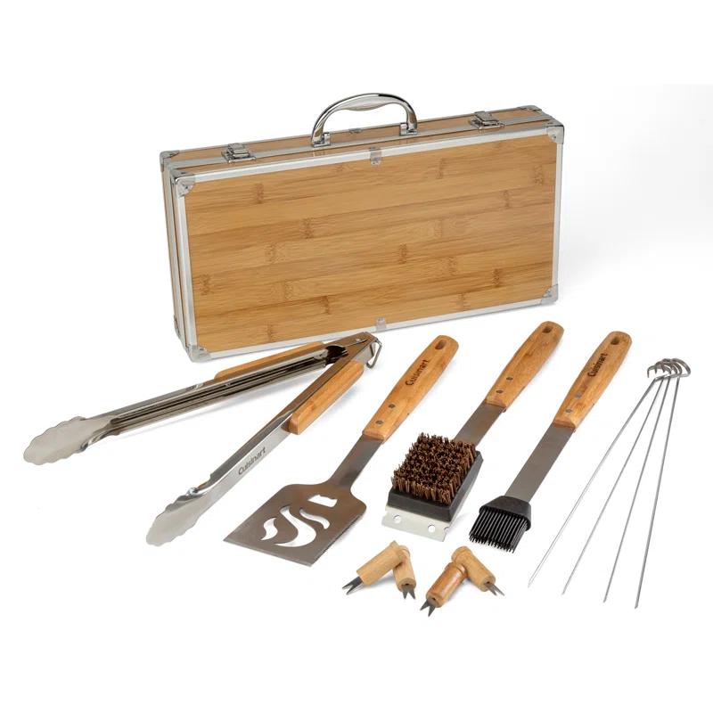 Cuisinart Cuisinart 13 Piece Bamboo Grilling Tool Set