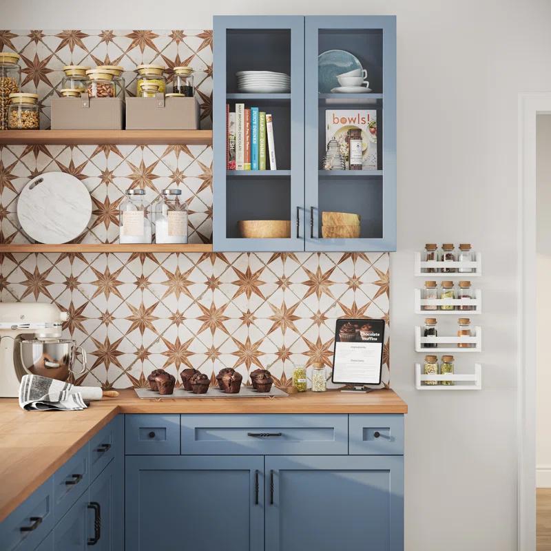 RiverRidge Home RiverRidge Kids 2pc 5" Fabric Collapsible Storage Cube Organizers for Playroom Organization (Set of 2)