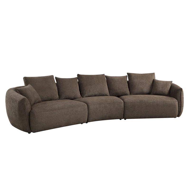 Audiohome Bash Macca Anthology Boucle Sofa With Pillows