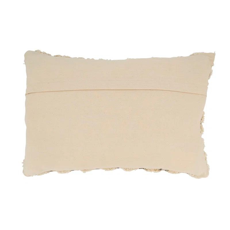 Saro Diamond Elegance Tufted Diamond Throw Pillow Cover