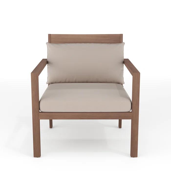 Martha Stewart Martha Stewart Bedford All-Weather Patio Accent Chairs with Seat and Lumbar Cushions (Set of 2)