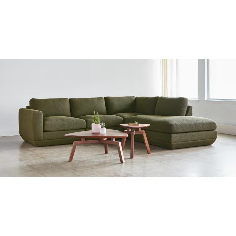 Gus* Modern Podium Modular 4 PC Lounge Sectional B