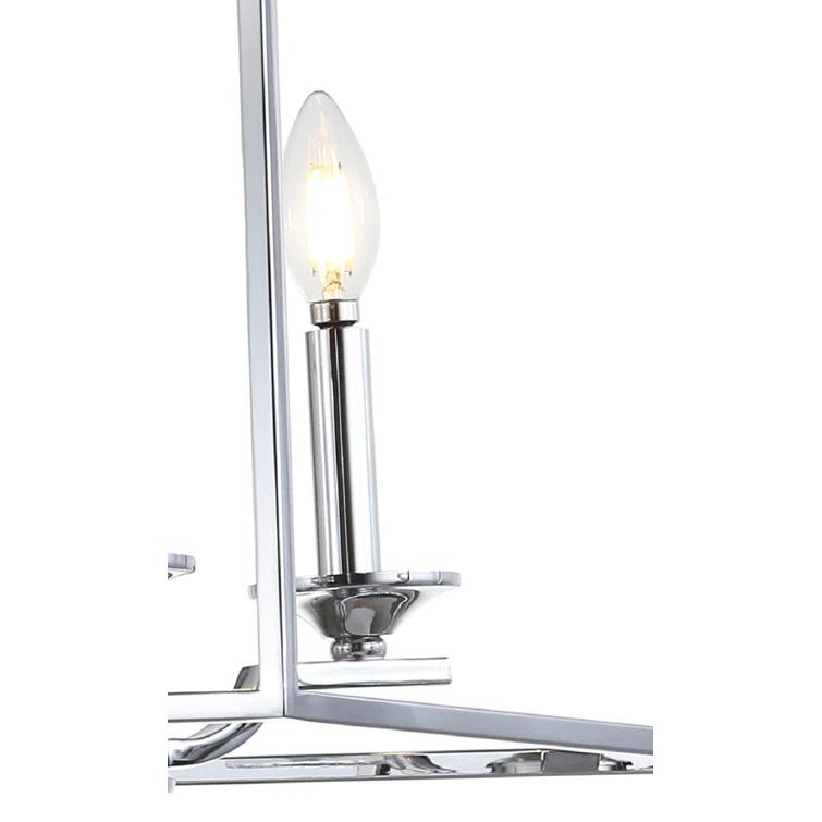 Charlton Home® Hartlepool 4 - Light Lantern Geometric Pendant