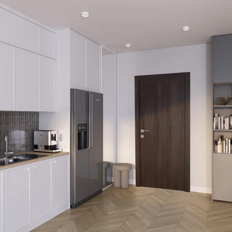 Belldinni Optima DIY-Friendly Paneled Manufactured Wood Interior Like A Prehung Door
