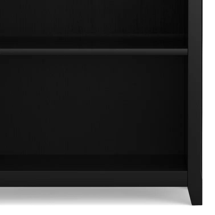 Simpli Home Amherst 30"W Solid Wood 5 Shelf Bookcase with Adjustable Shelves & Reviews | Wayfair