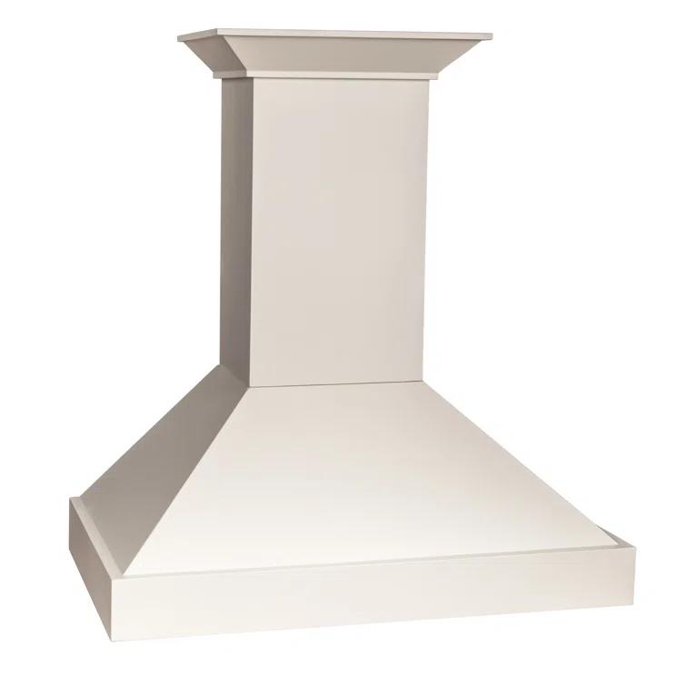 ZLINE 30 in. Convertible Vent Wooden Wall Mount Range Hood in Antigua & Walnut