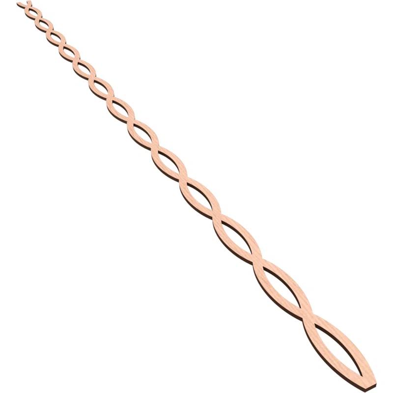 Ekena Millwork Rakaia Adjustable Wood Decorative Slat Wall Panel Kit